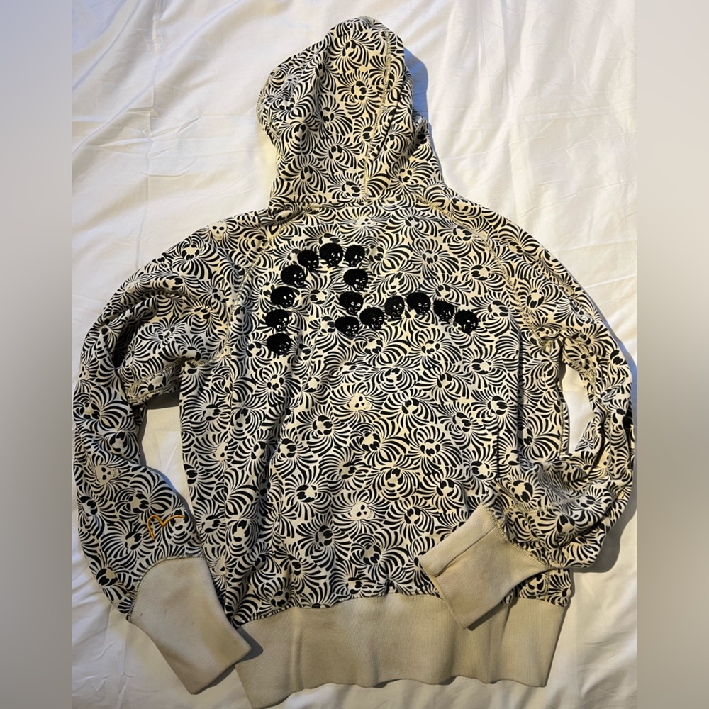 Evisu Zip up pattern hoodie - Picture 3 of 3